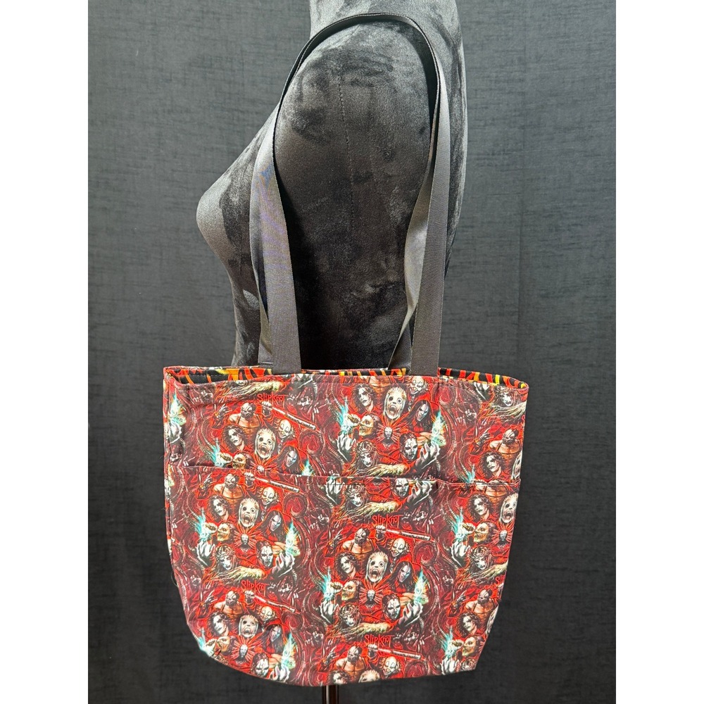 Handmade Slipnot tote Bag Front Pockets